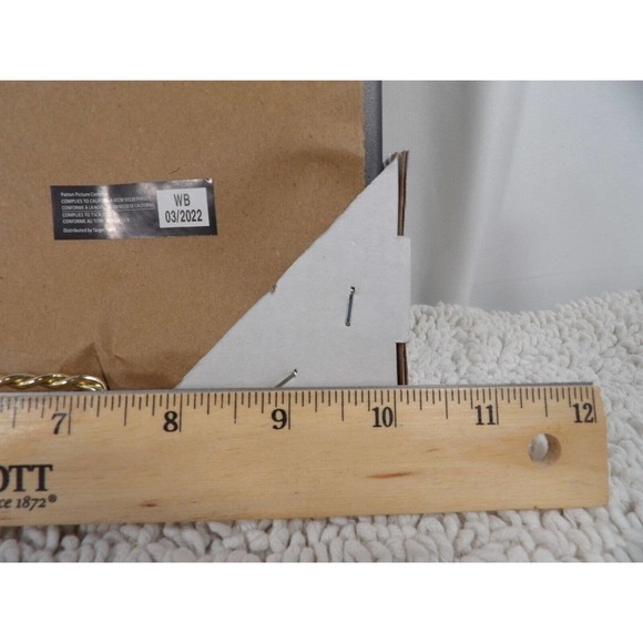 10 x 13 Inch Yellow Black Art Peace Hands Canvas Wall Mounted Modern Photo Frame - Picture 4 of 5